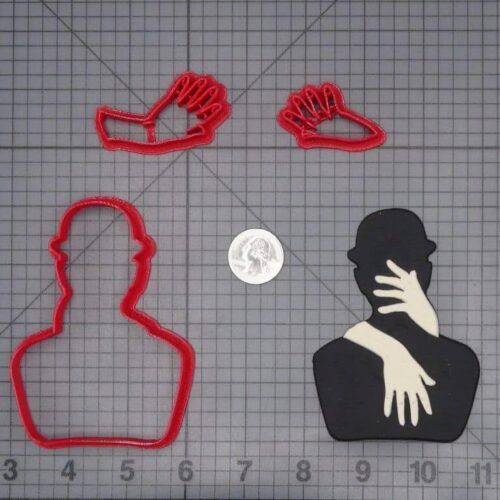 Man Being Kissed 266-H404 Cookie Cutter Set