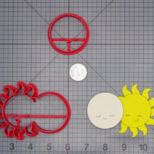 Moon with Sun 266-H629 Cookie Cutter Set