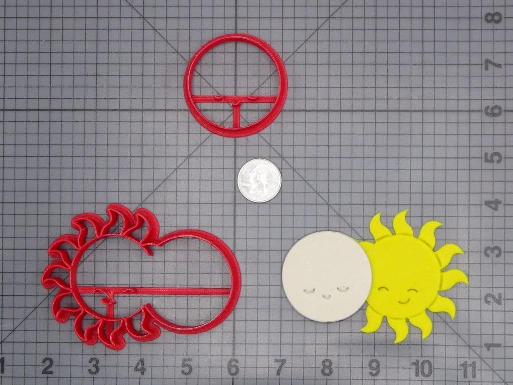 Moon with Sun 266-H629 Cookie Cutter Set