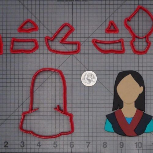 Mulan 266-G987 Cookie Cutter Set