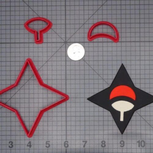Naruto - Uchiha Clan 266-H541 Cookie Cutter Set