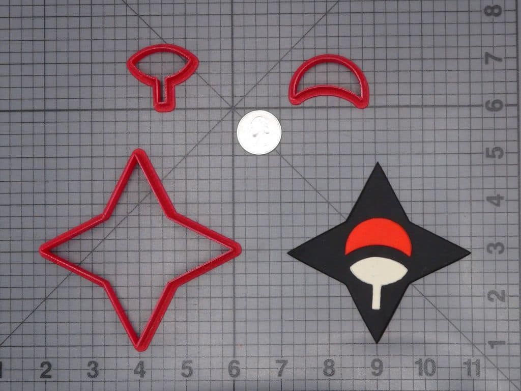 Naruto - Uchiha Clan 266-H541 Cookie Cutter Set