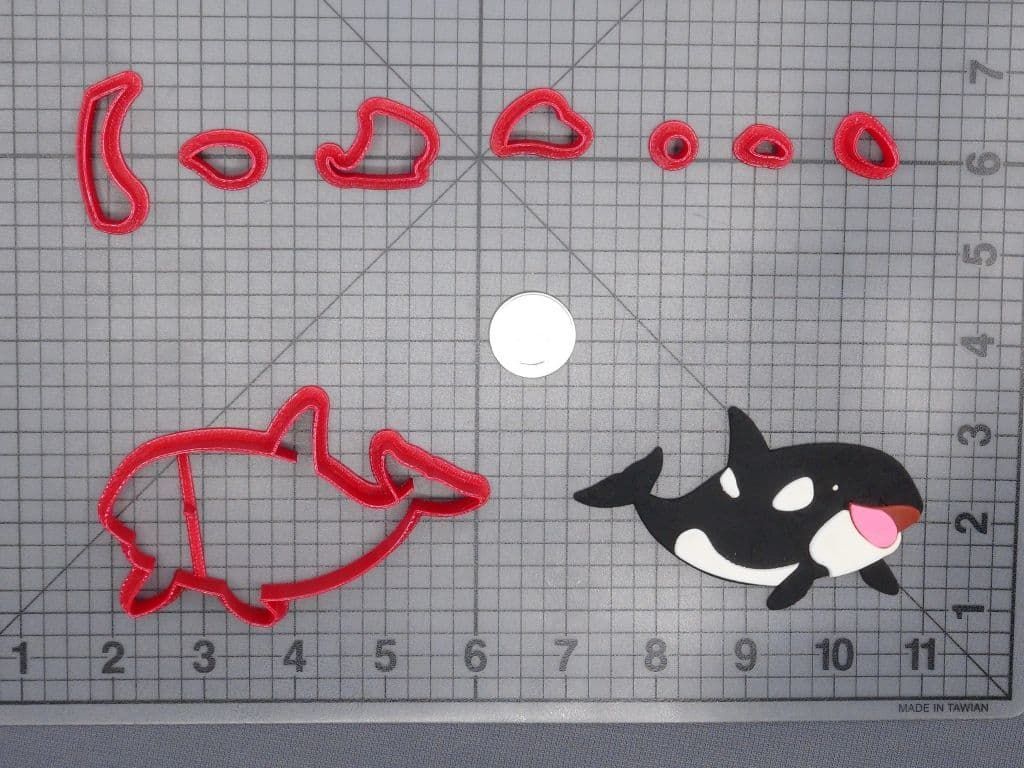 Orca Killer Whale 266-D535 Cookie Cutter Set