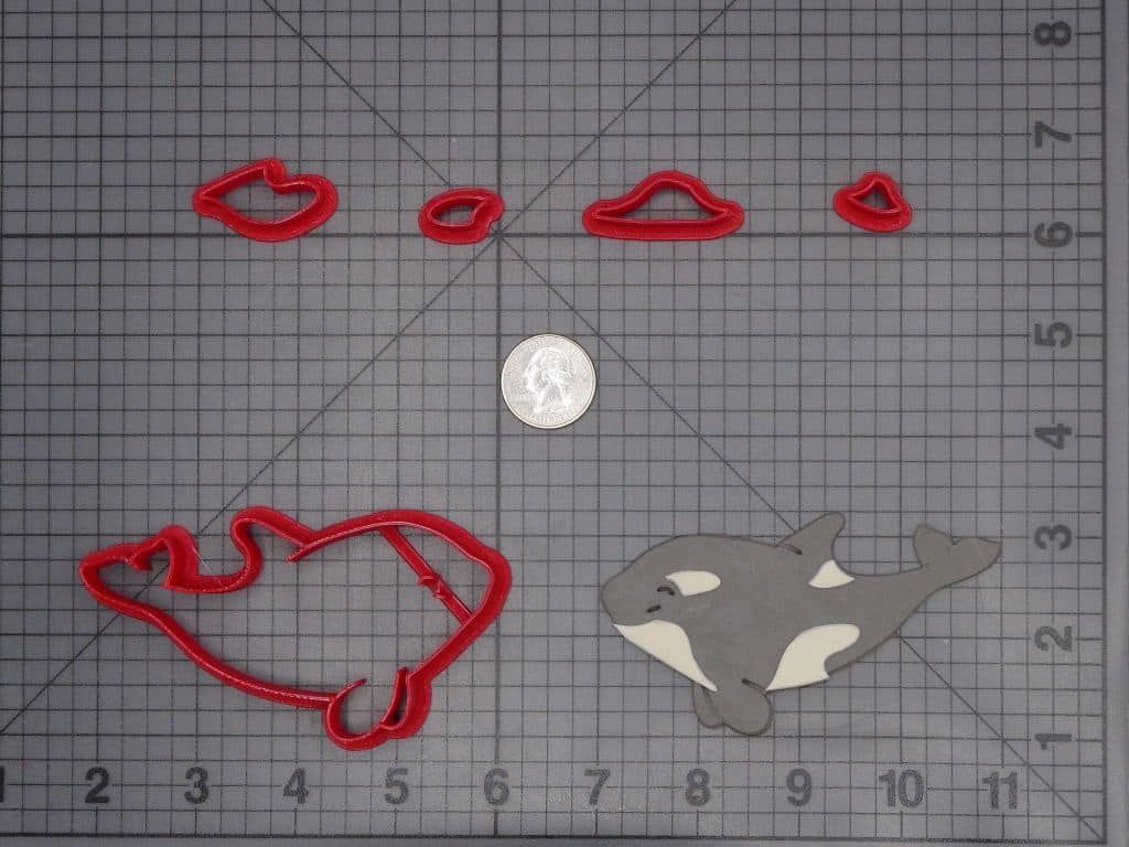 Orca Whale 266-H663 Cookie Cutter Set