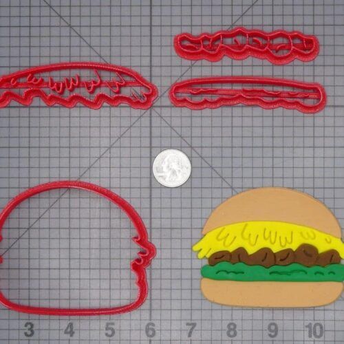Pambazo Burger 266-H691 Cookie Cutter Set