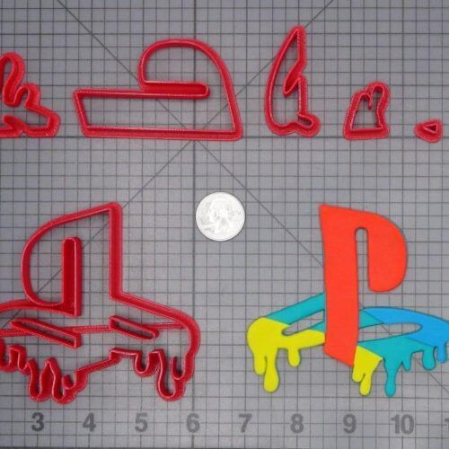Playstation Logo Melting 266-H832 Cookie Cutter Set