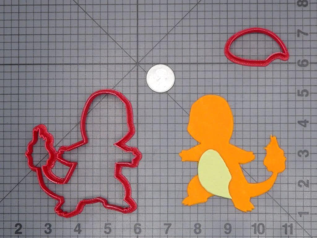 Pokemon - Charmander Body 266-H936 Cookie Cutter Set