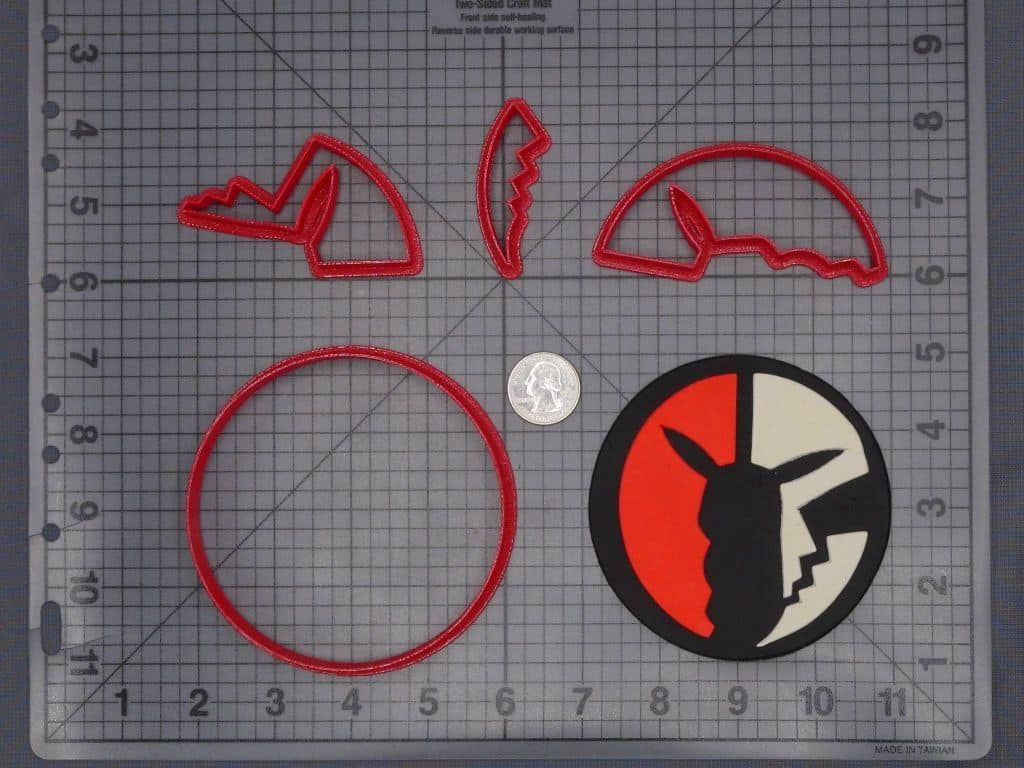 Pokemon - Pikachu Pokeball 266-H790 Cookie Cutter Set