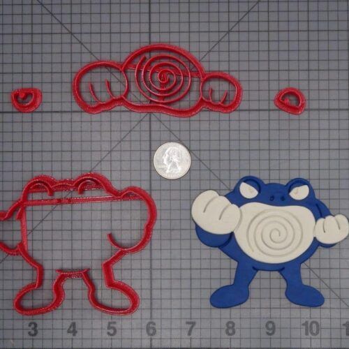 Pokemon - Poliwrath Body 266-H786 Cookie Cutter Set