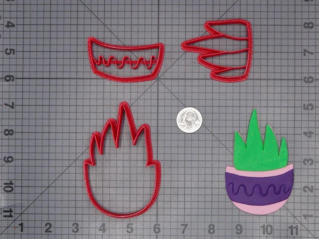 Potted Plant 266-H550 Cookie Cutter Set