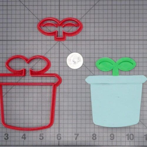 Potted Plant 266-H864 Cookie Cutter Set