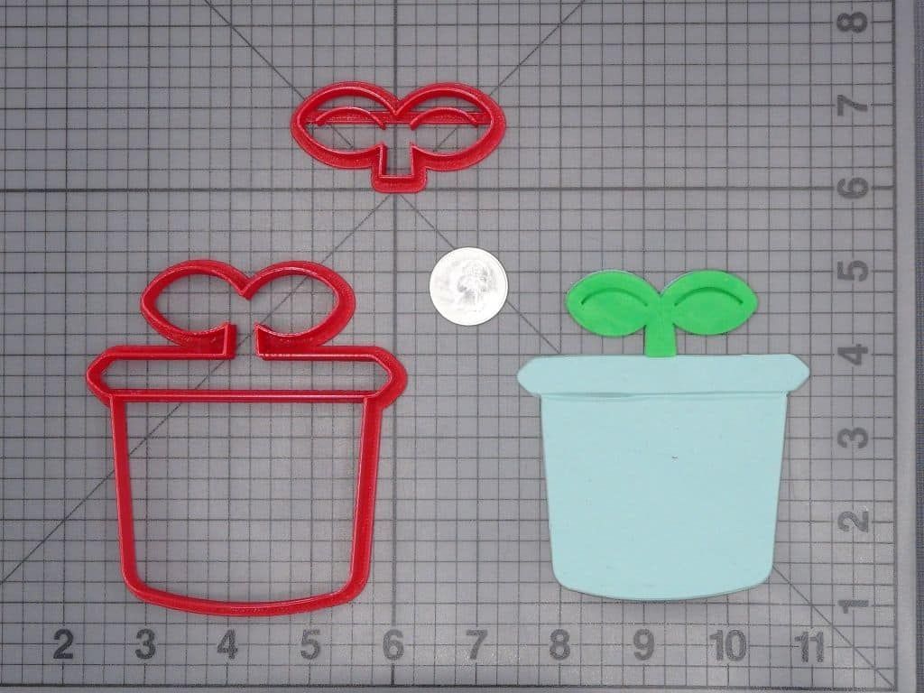 Potted Plant 266-H864 Cookie Cutter Set