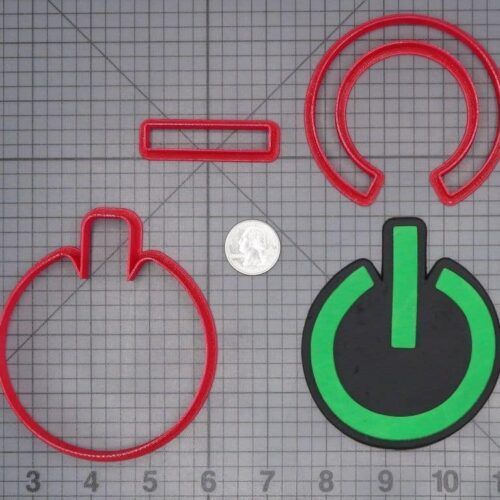 Power Button 266-H688 Cookie Cutter Set