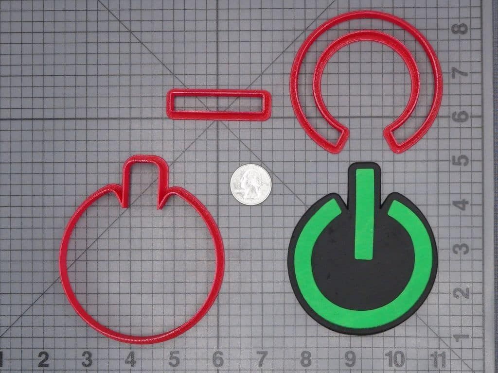 Power Button 266-H688 Cookie Cutter Set