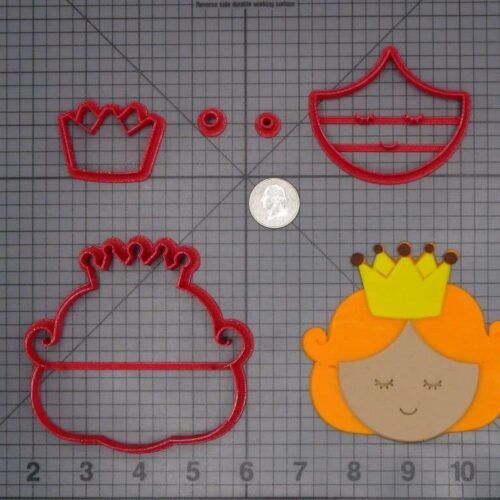 Princess Head 266-H622 Cookie Cutter Set