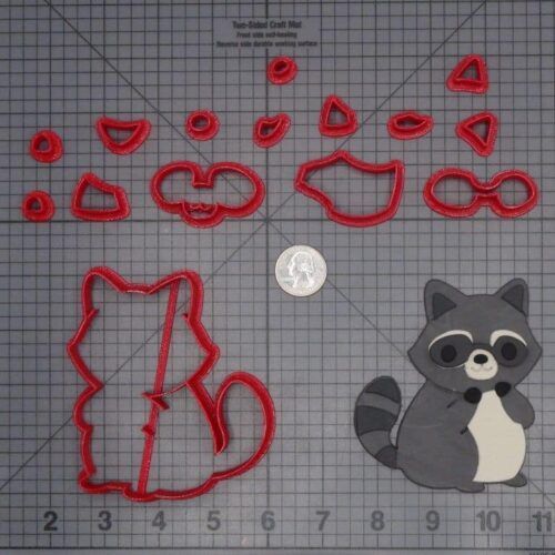 Raccoon Body 266-H160 Cookie Cutter Set