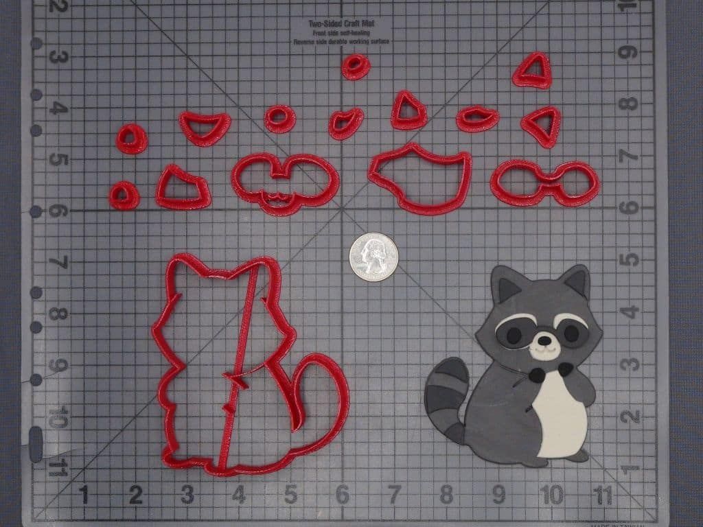Raccoon Body 266-H160 Cookie Cutter Set