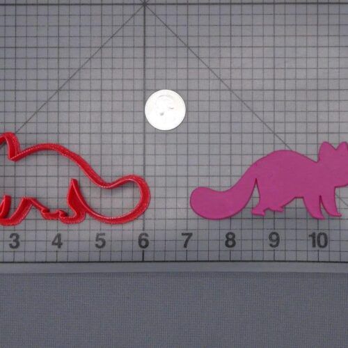 Red Panda Body 266-H565 Cookie Cutter Silhouette