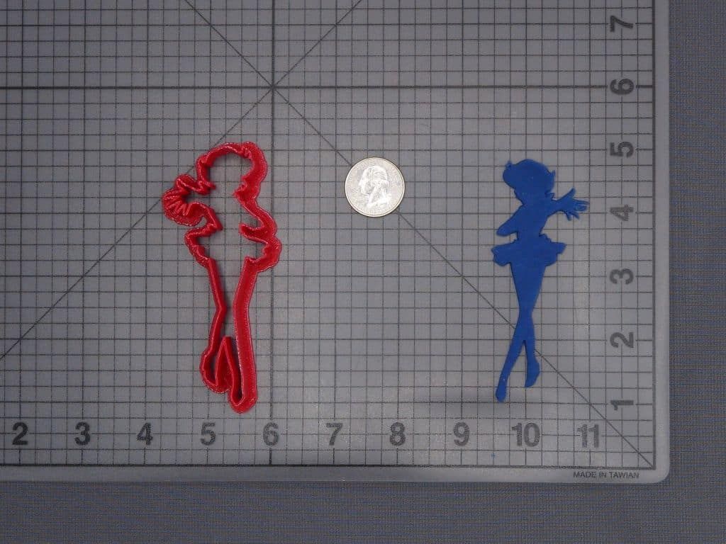 Sailor Moon - Mercury Body 266-H384 Cookie Cutter Silhouette