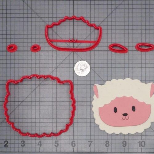 Sheep Head 266-H975 Cookie Cutter Set