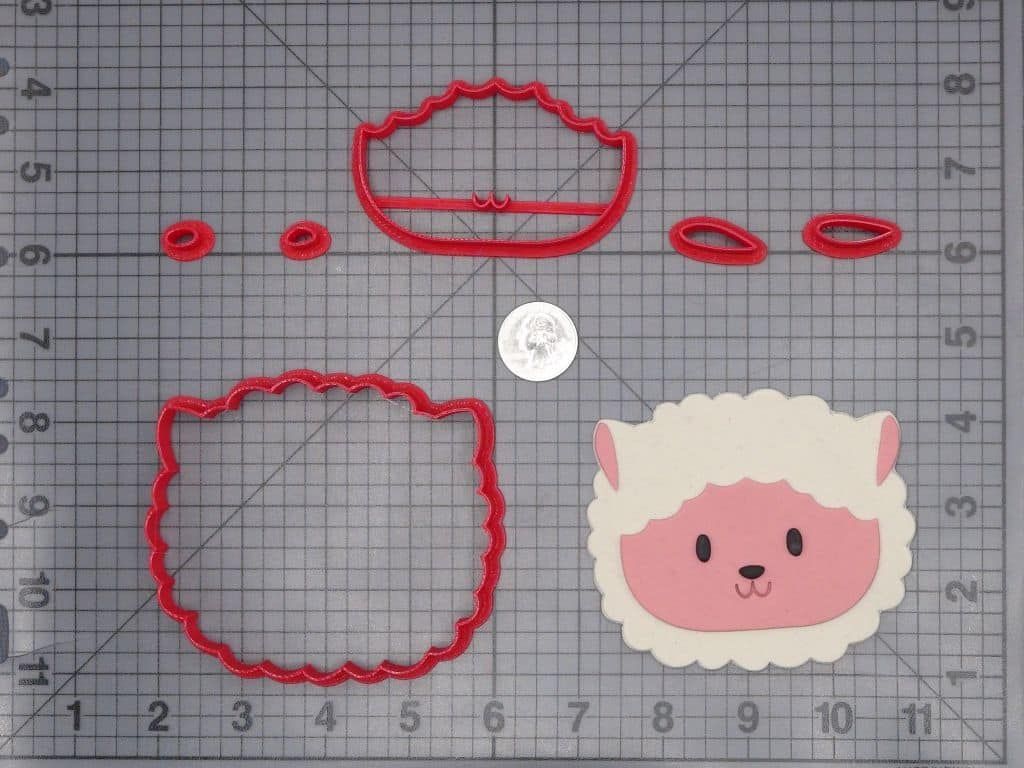 Sheep Head 266-H975 Cookie Cutter Set