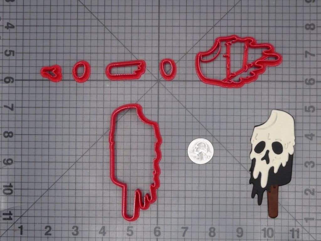 Skull Popsicle 266-H549 Cookie Cutter Set