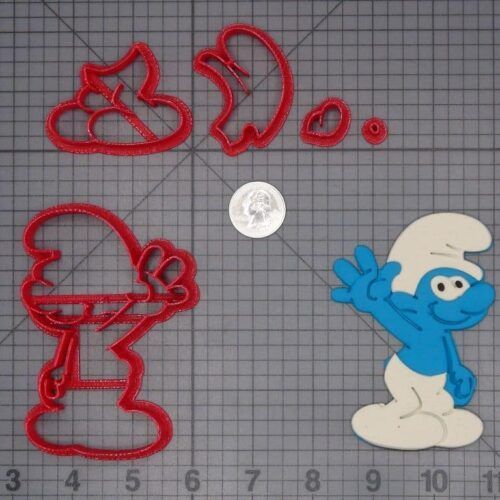 Smurf Body 266-H613 Cookie Cutter Set
