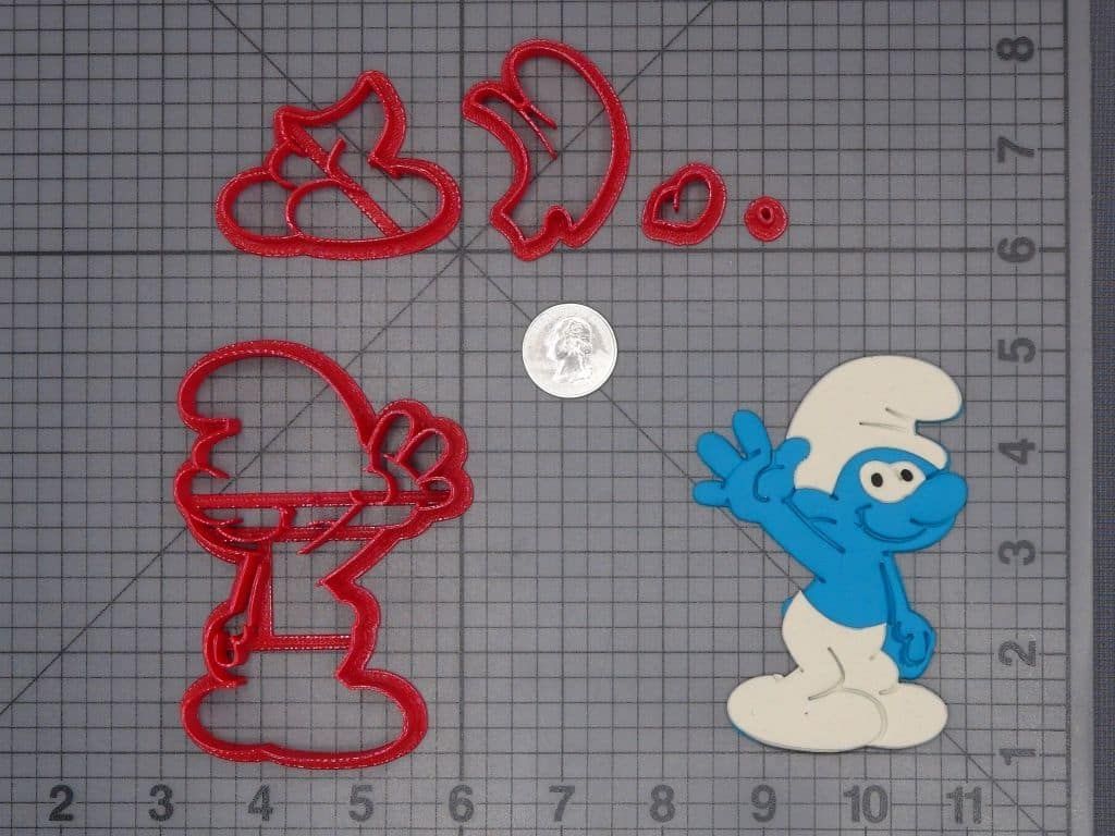 Smurf Body 266-H613 Cookie Cutter Set