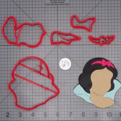 Snow White and the Seven Dwarfs - Snow White Head 266-H851 Cookie Cutter Set