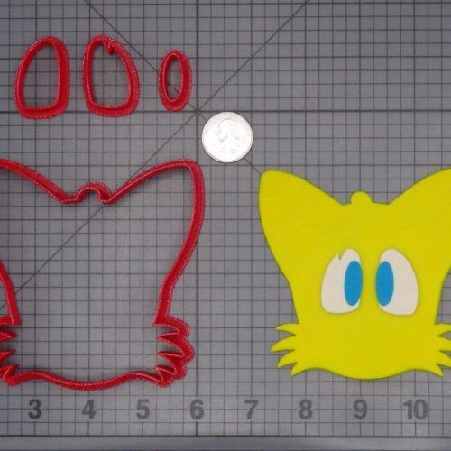 Sonic the Hedgehog - Tails Head 266-H572 Cookie Cutter Set