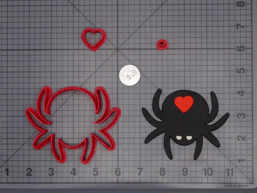 Spider with Heart 266-H662 Cookie Cutter Set