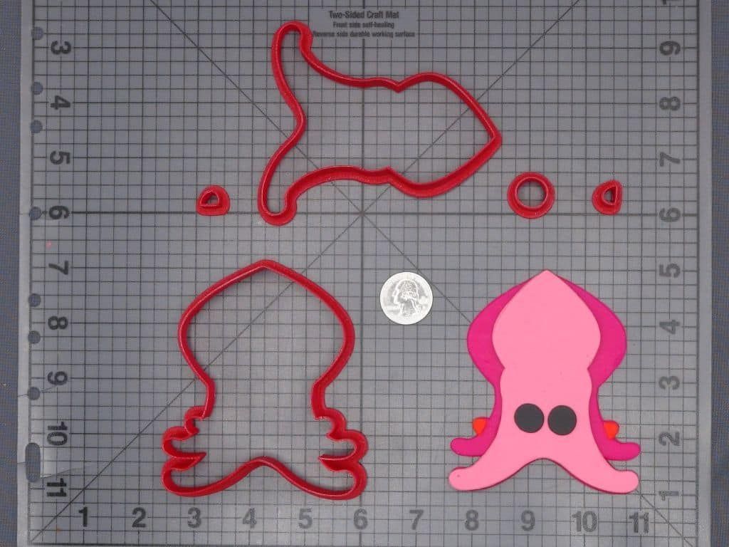 Squid 266-H408 Cookie Cutter Set