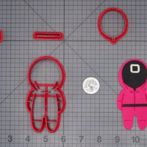 Squid Game - Soldier Square Body 266-H576 Cookie Cutter Set