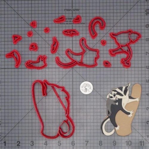 Sugar Glider Mom and Baby 266-H158 Cookie Cutter Set