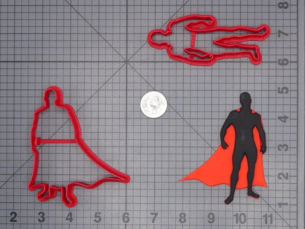 Super Hero Man Body 266-H821 Cookie Cutter Set