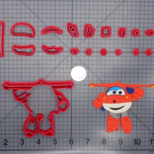 Super Wings - Jett Body 266-G788 Cookie Cutter Set