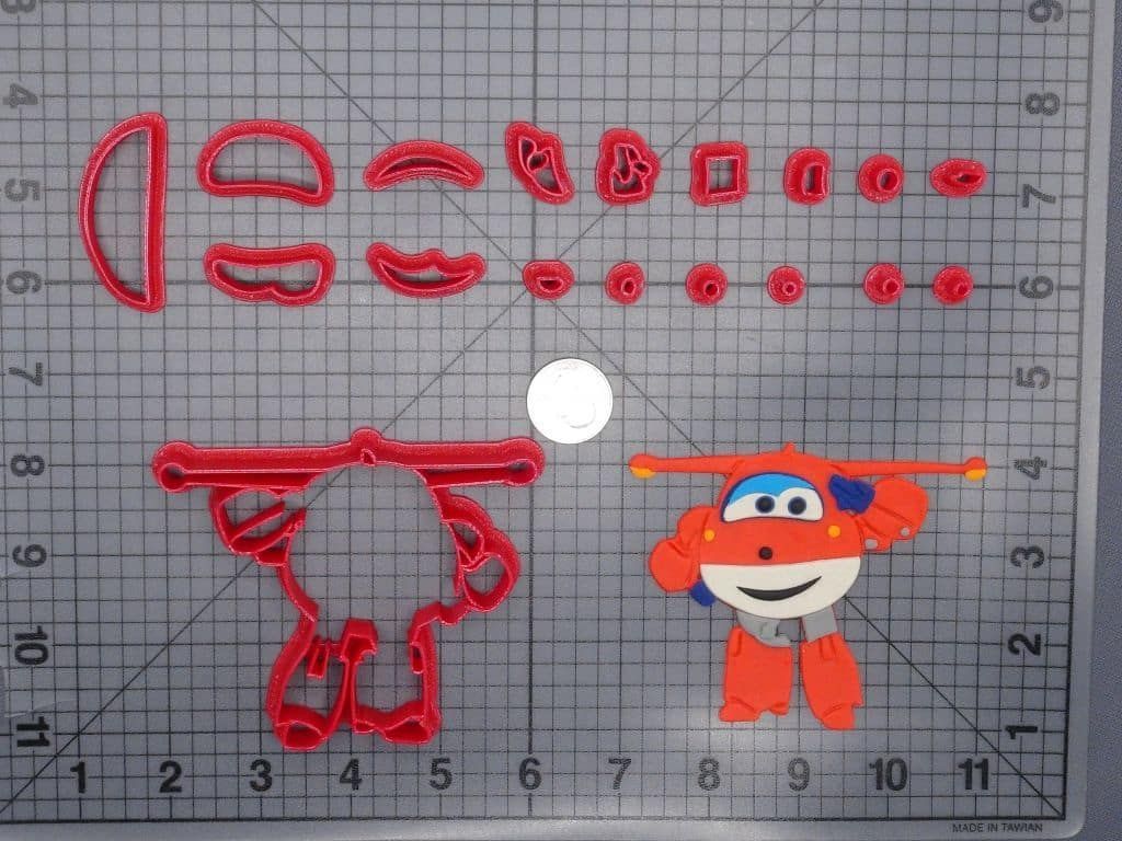 Super Wings - Jett Body 266-G788 Cookie Cutter Set