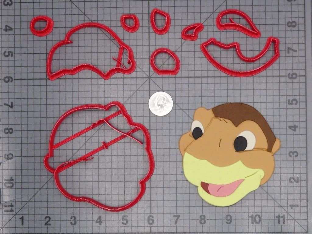 The Land Before Time - Little Foot Dinosaur Head 266-H940 Cookie Cutter Set
