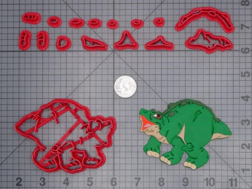 The Land Before Time - Spike Dinosaur Body 266-H332 Cookie Cutter Set