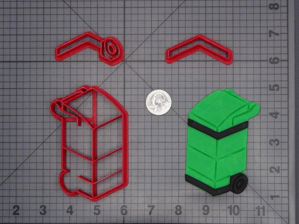 Trash Container 266-H664 Cookie Cutter Set