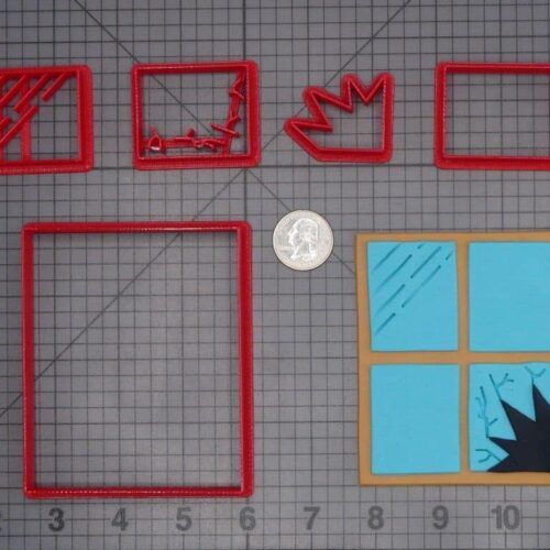 Window Broken 266-H761 Cookie Cutter Set