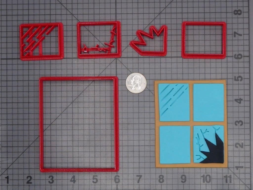 Window Broken 266-H761 Cookie Cutter Set