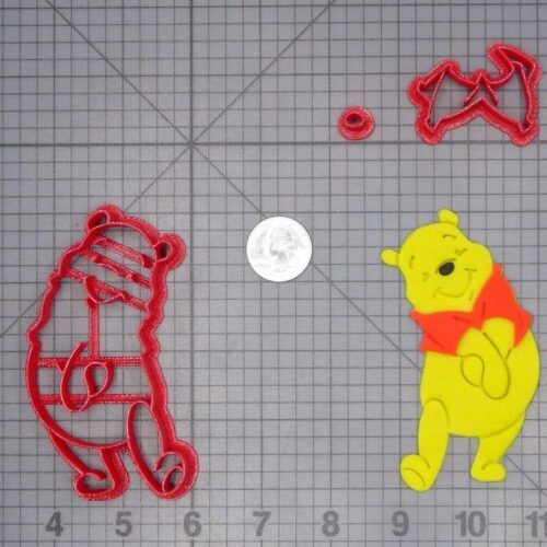Winnie the Pooh Body 266-H833 Cookie Cutter Set
