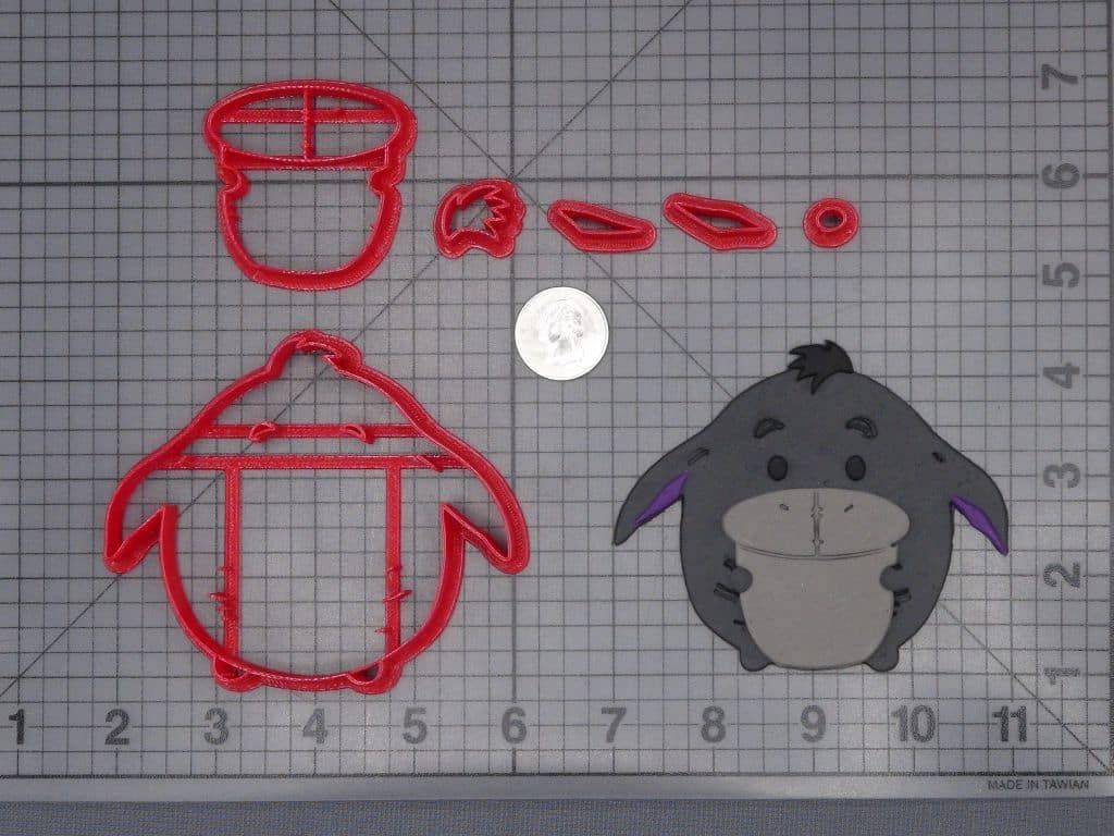 Winnie the Pooh - Eeyore Chubby Body 266-H402 Cookie Cutter Set