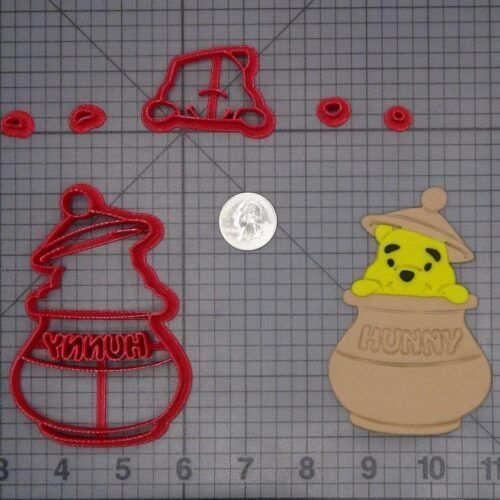Winnie the Pooh in Hunny Jar 266-H675 Cookie Cutter Set