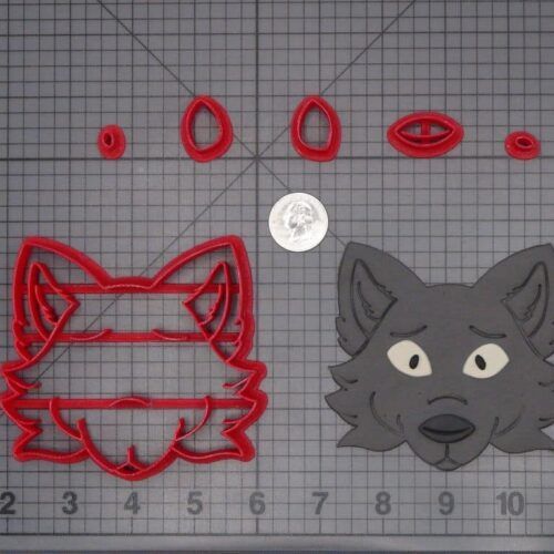 Wolf Head 266-H801 Cookie Cutter Set