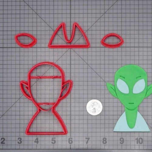Alien 266-I038 Cookie Cutter Set