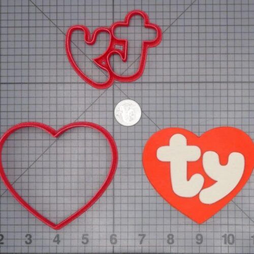 Beanie Babies Logo 266-H933 Cookie Cutter Set