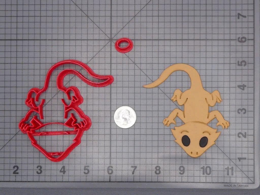 Bearded Dragon Lizard 266-H897 Cookie Cutter Set