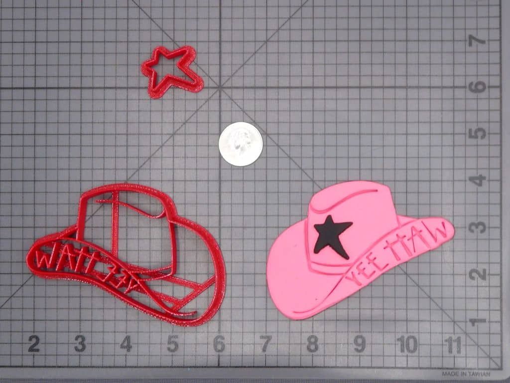 Cowboy Hat Yee Haw 266-H926 Cookie Cutter Set